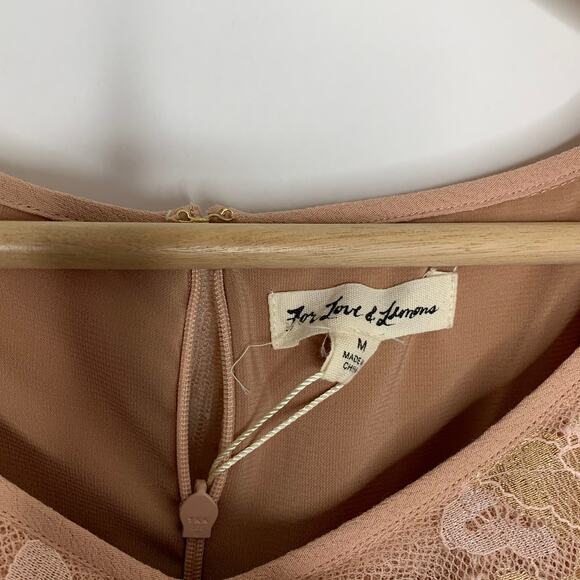 For Love And Lemons Claire Pleated Ruffle Dress - Picture 13 of 16